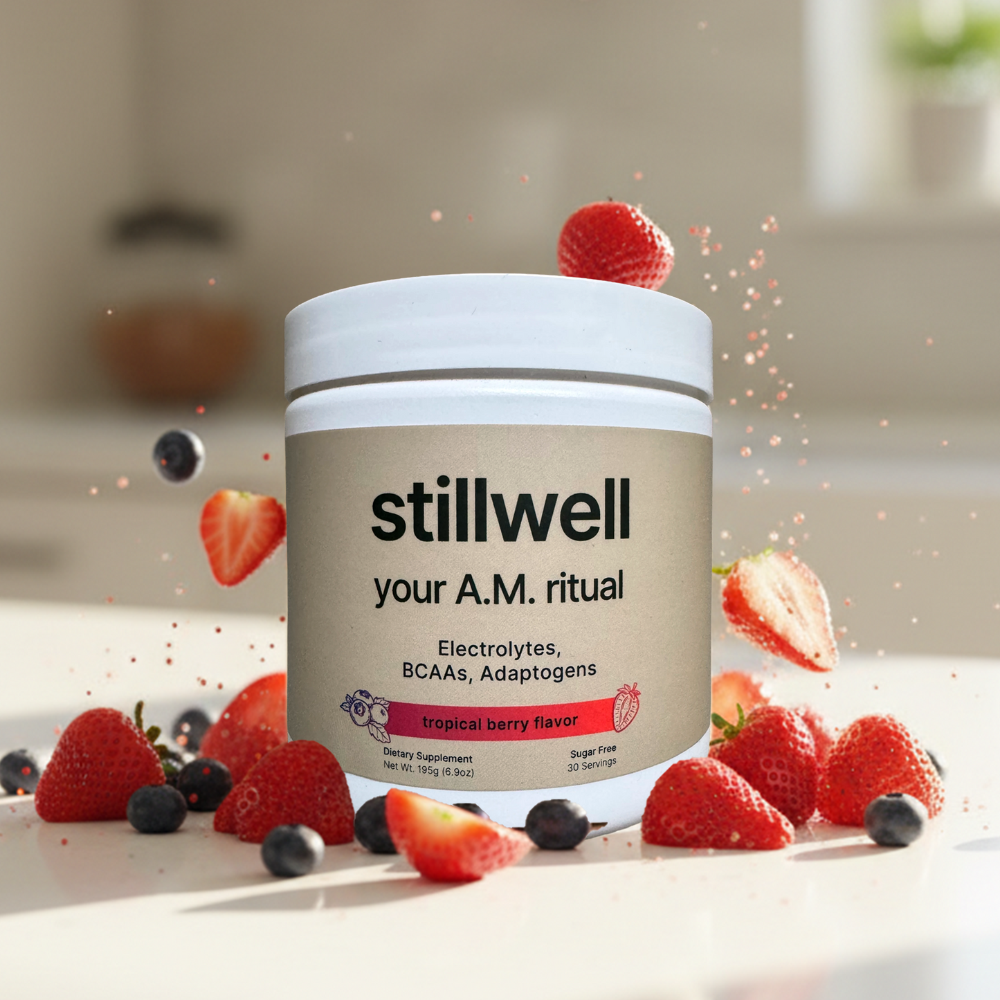 Stillwell Electrolytes, BCAAS, Adaptogens
